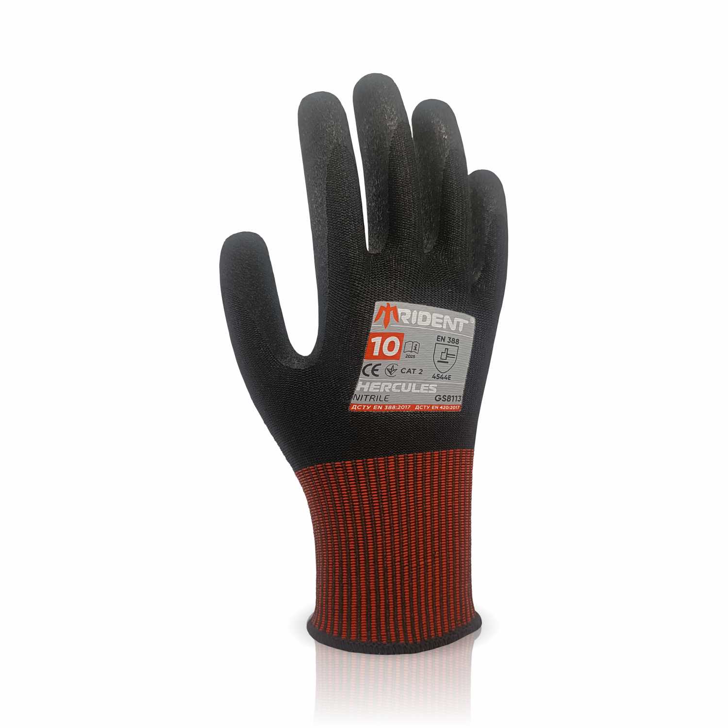 Рукавички проти порізів із сталевою ниткою TRIDENT HERCULES GS8113